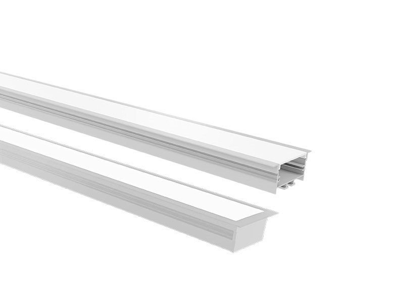 PERFIL LED TASCHIBRA ZENITH 62X25 EMBUTIR 25X62X2000mm BRANCA