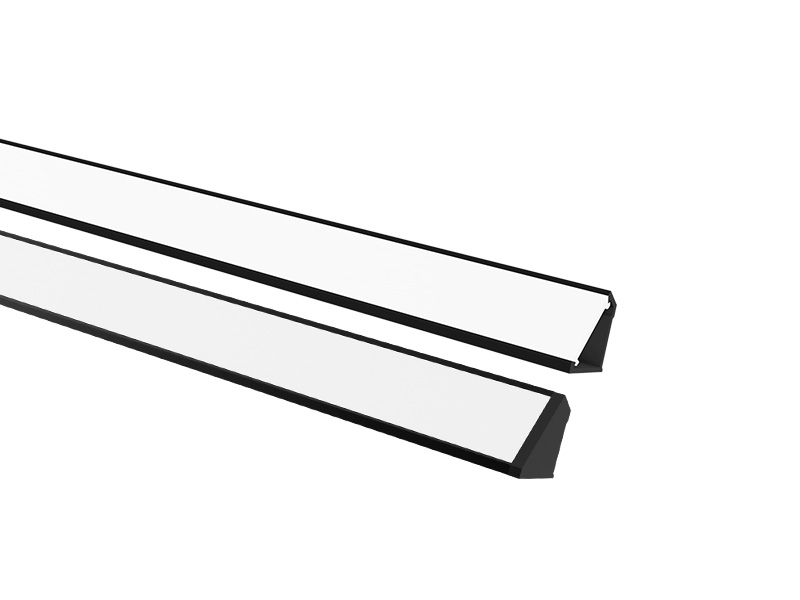 PERFIL LED TASCHIBRA VERTEX L15 SOBREPOR 15X17X1000mm PRETO FOSCO