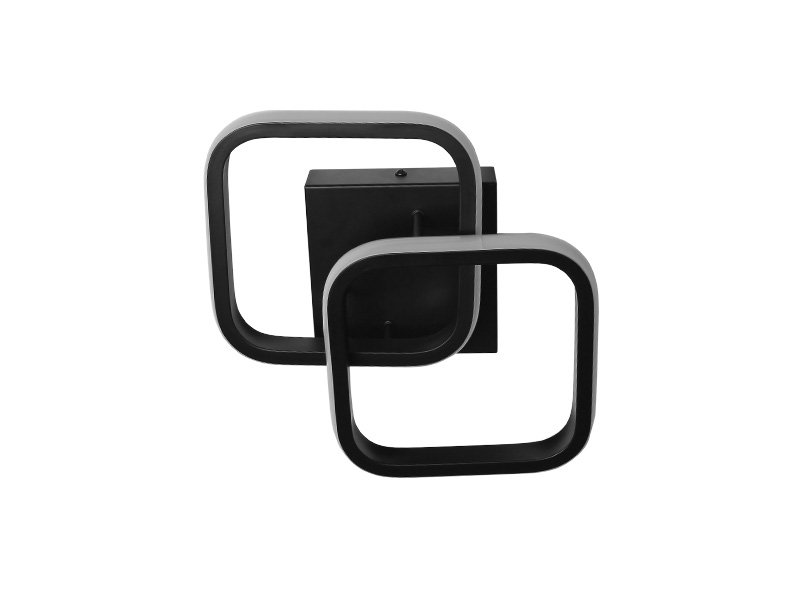 PLAFON LED TASCHIBRA VILLAGE SQUARE 3000K 10W PRETO