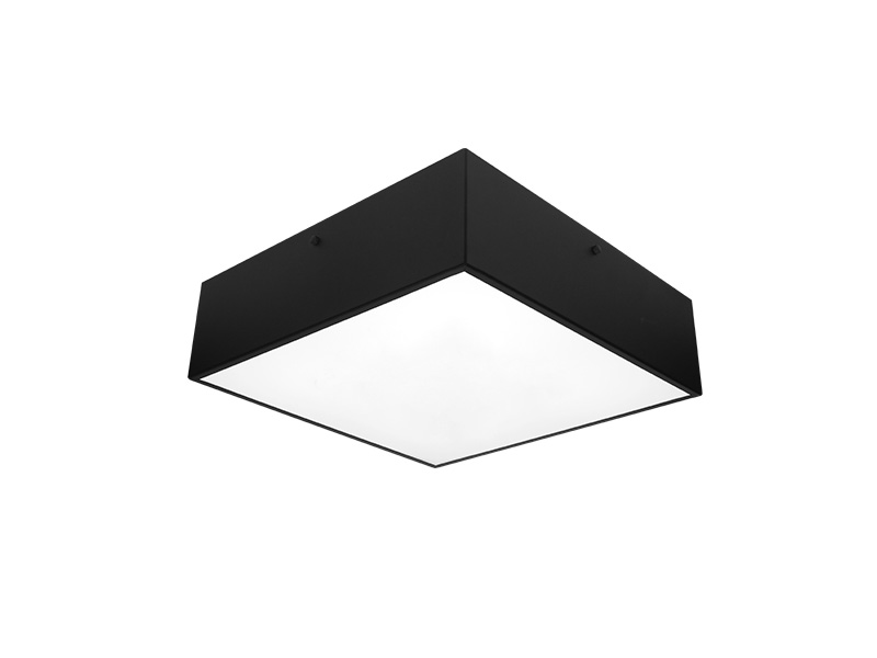 Imagem do produto PLAFON QUADRA 4XE27 PRETO FOSCO na categoria PLAFON SOBREPOR S/LÂMP