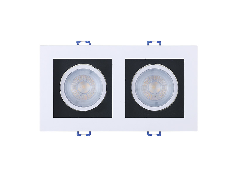 Imagem do produto SPOT FRAME EMBUTIR QUADRADO RECUADO LED 2XMR16 10W 3000K na categoria SPOT EMBUTIR LED
