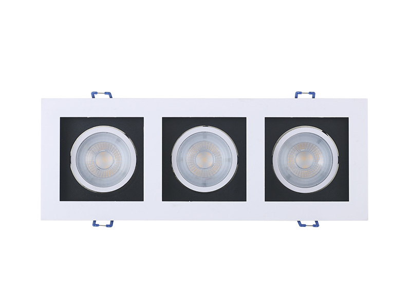 Imagem do produto SPOT FRAME EMBUTIR QUADRADO RECUADO LED 3XMR16 15W 3000K na categoria SPOT EMBUTIR LED