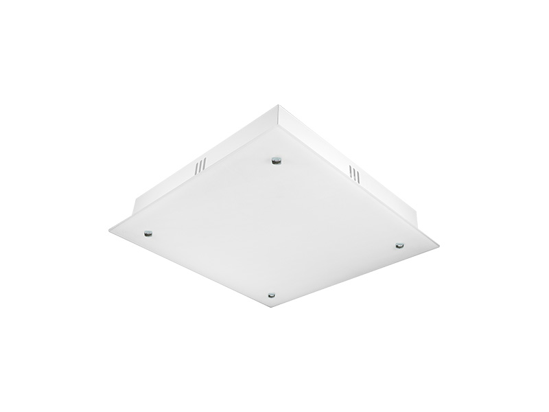 Imagem do produto PLAFON QUADRADO EMB/SOBR ZIMBROS 28X28CM 2XE27 BRANCA na categoria PLAFON EMBUTIR S/LÂMP