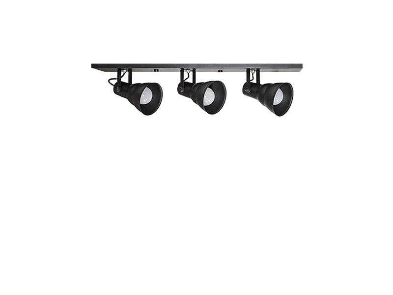Imagem do produto SPOT TASCHIBRA LINEAR HOL 3XE27 PRETO FOSCO na categoria SPOT SOBREPOR S/LÂMP