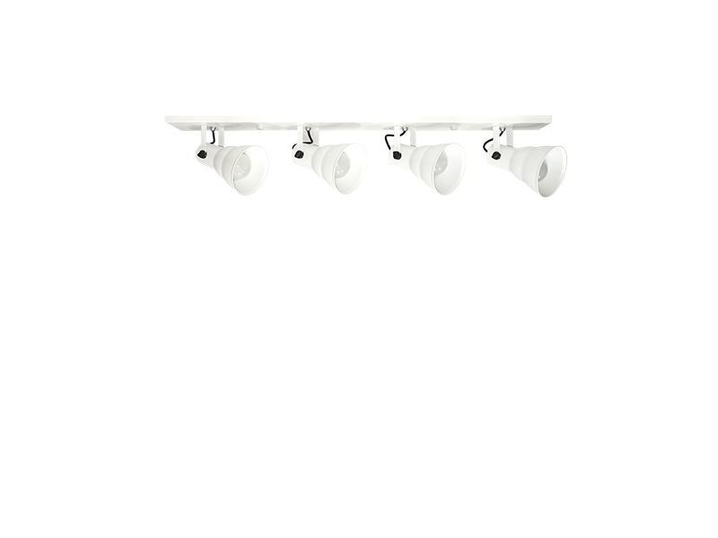 Imagem do produto SPOT TASCHIBRA LINEAR HOL 4XE27 BRANCA na categoria SPOT SOBREPOR S/LÂMP