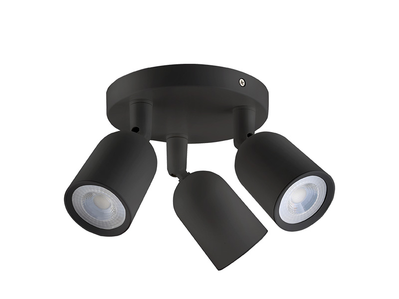 Imagem do produto SPOT LED DIRECT MR16 BASE CIRCULAR 3X4W 6500K PRETO na categoria SPOT SOBREPOR LED