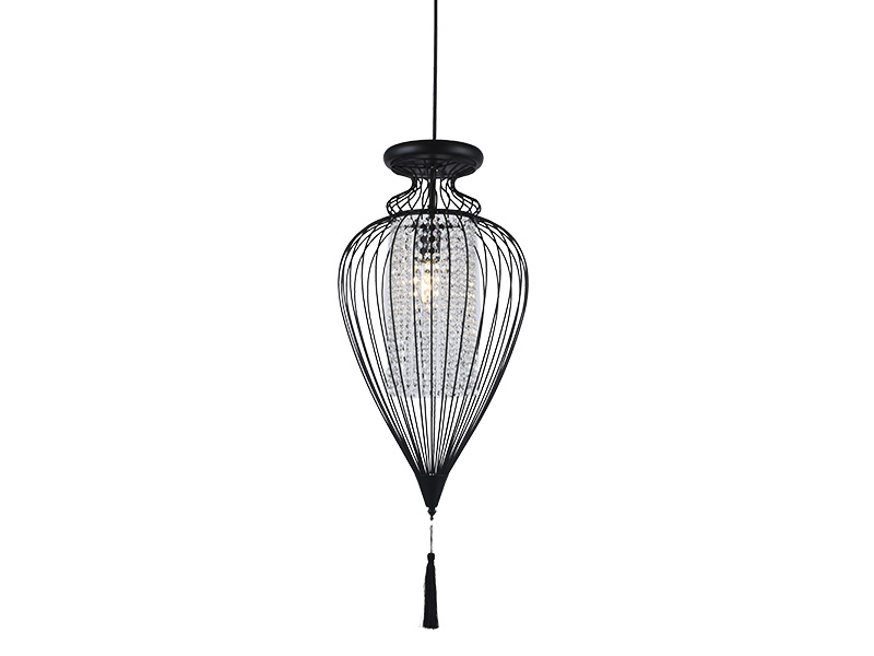 Imagem do produto PENDENTE TASCHIBRA ISTAMBUL G PRETO 1XE27 na categoria PENDENTE S/LÂMP