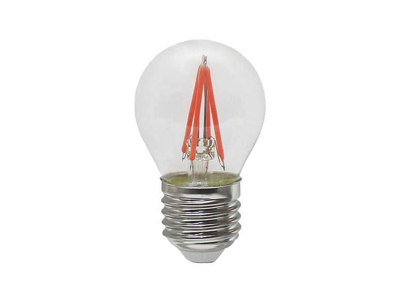 Imagem do produto LÂMPADA LED FILAMENTO COLOR BOLINHA G45 AUTOVOLT ROSA na categoria DECOR