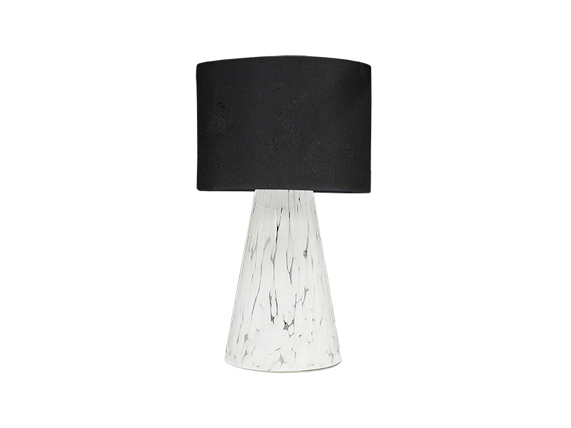 Imagem do produto ABN-145 ABAJUR NAYA 1XE27 TRANSP.+LEITOSO na categoria ABAJUR