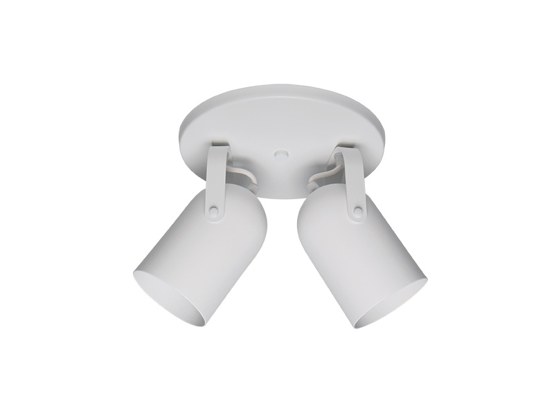 SPOT TASCHIBRA CIRCULAR CAMPANA 2X E27 BRANCA