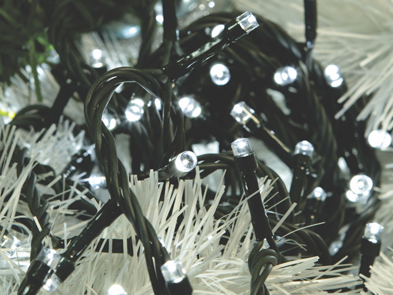 CORDÃO LUM 500 LEDS 8F ISOL VD 220V BRANCO