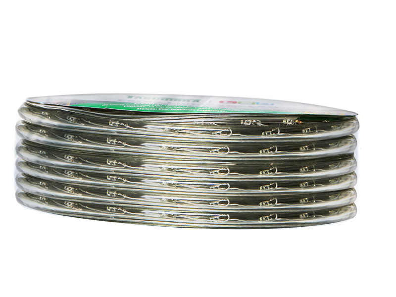 CORDA LUMINOSA LED TASCHIBRA 11MM 2 FIOS 220V 10M COM ACESSORIOS VERMELHA