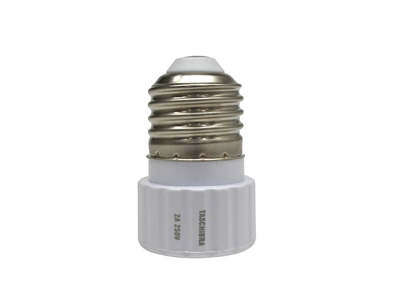 SOQUETE ADAPTADOR E27-GU10 SACO PLAST C/ 2PÇS .