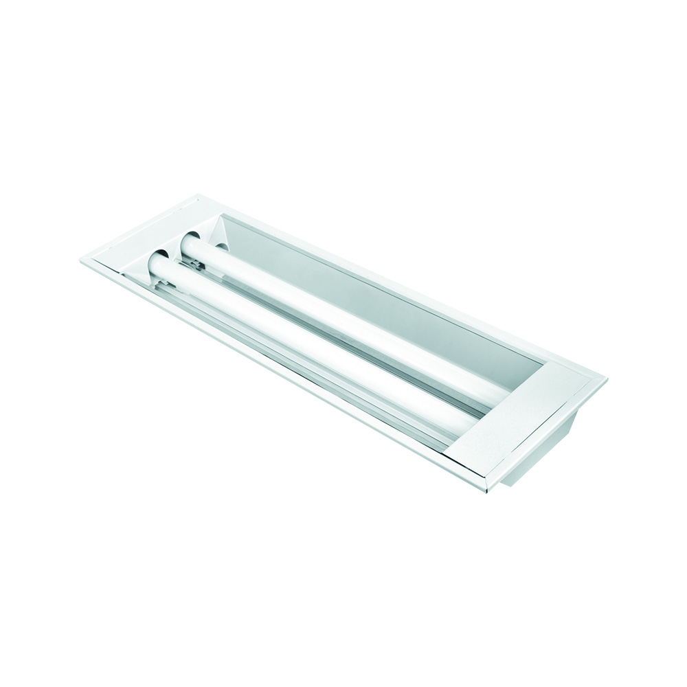 Imagem do produto CALHA TA 50 SOBREPOR 2X18/20W BRANCA na categoria CALHA LUMINÁRIA S/LÂMP