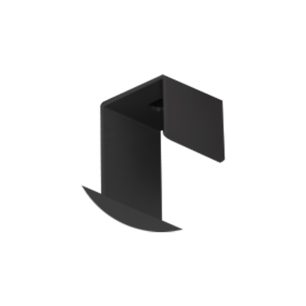 GANCHO CURTO PARA LUMINÁRIA 2PÇS PRETA