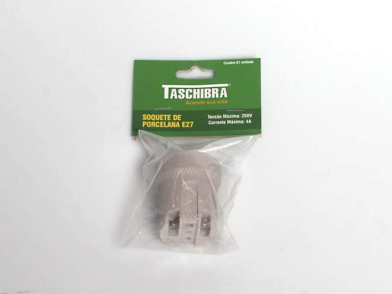 Imagem do produto SOQUETE E-27 PORCELANA SACO PLAST . na categoria SOQUETE