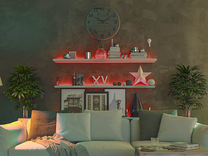 FITA LED NEON FLEX TECHFREE 7W 120 LEDS/M 5M 220V IP65 VERMELHA