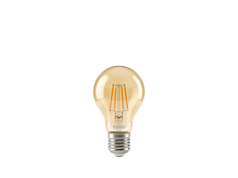 LÂMPADA LED FILAMENTO VINTAGE DIM A60 4W 220V ÂMBAR
