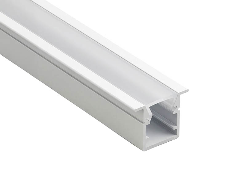 PERFIL TASCHIBRA VIA 15X10 EMBUTIR 2m COM ACESSÓRIOS BRANCO