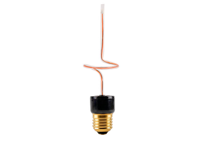 LÂMPADA LED FILAMENTO LOOP GLASS 4W AMBAR E27
