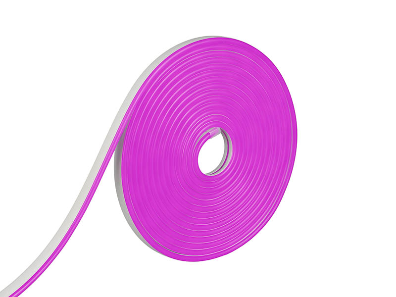 FITA LED NEON FLEX 8W 120 LEDS/M 25M 12V IP65 ROSA