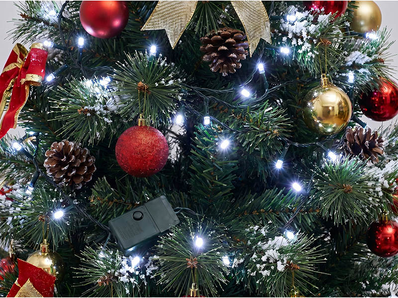 Imagem do produto CORDÃO LUMINOSO TASCHIBRA 200 LEDS 8 FUNÇÕES ISOL VD 220V 6500K na categoria LED CORDÃO