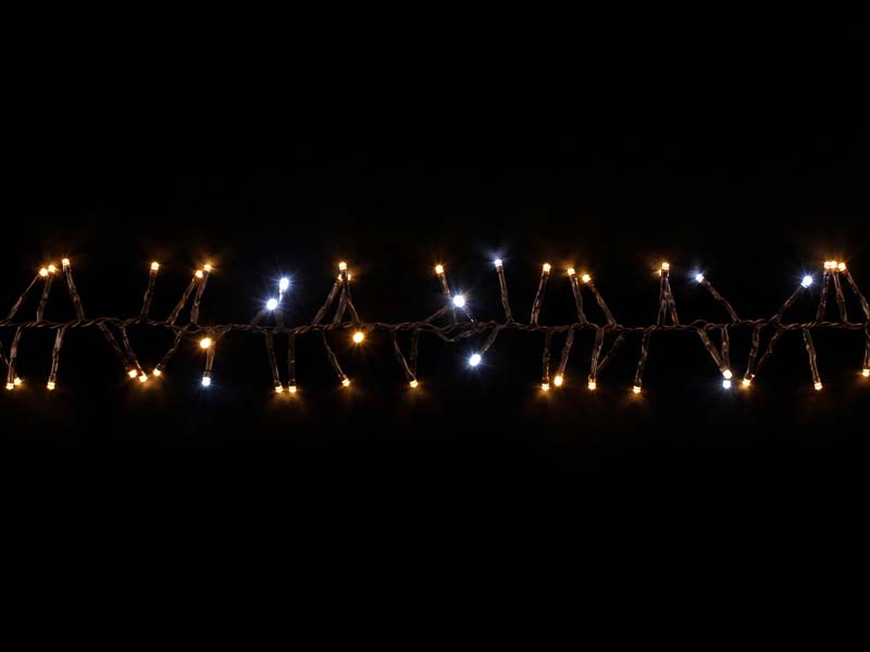 Imagem do produto FESTÃO LUMINOSO TASCHIBRA 200 LEDS ESTÁTICA COM LED FLASH ISOL VD 3000K na categoria NATAL CORDÃO
