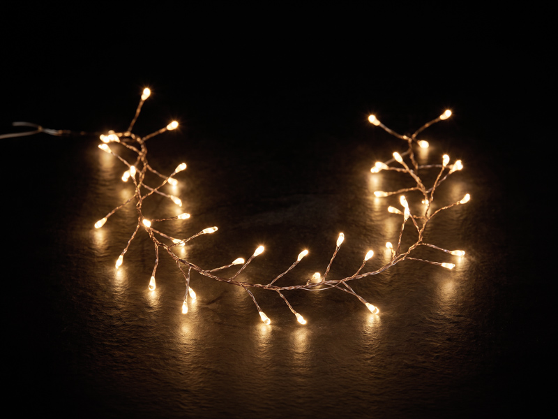 FESTÃO LUMINOSO TASCHIBRA 200 MINI LED ARAME 220V 3000K
