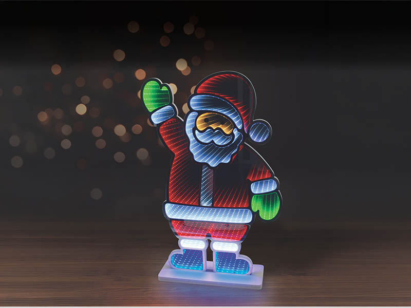Imagem do produto FIGURA ILUMINADA TASCHIBRA LED LUZ INFINITA NOEL ALEGRIA 68CM AUTOVOLT . na categoria NATAL DECOR INTERNA