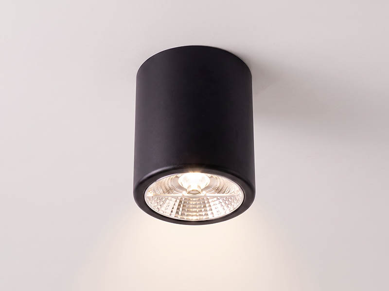 PLAFON SOBREPOR CANNON AR70 PRETO FOSCO
