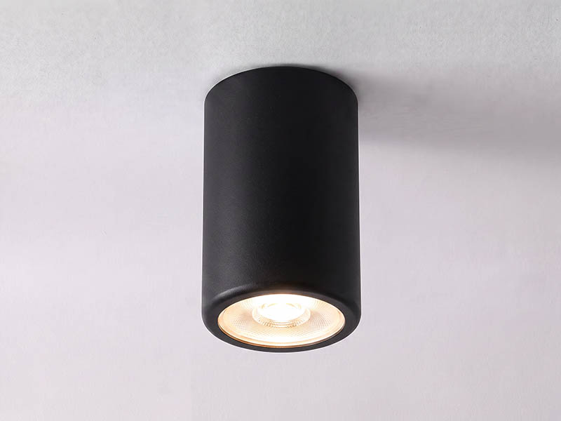 PLAFON SOBREPOR CANNON PAR 20 PRETO FOSCO