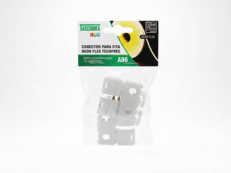 Imagem do produto A86 CONECTOR EMENDA P/ FITA LED TECHFREE NEON FLEX 3PÇS UNICA na categoria ACESSÓRIOS