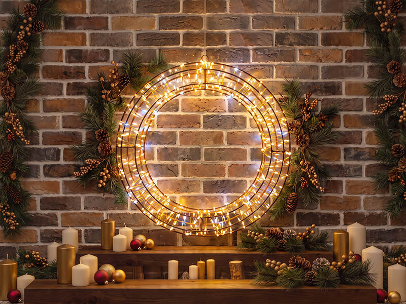 Imagem do produto FIGURA ILUMINADA 3D LED TASCHIBRA GUIRLANDA 38cm COM FLASH AUTOVOLT 3000K na categoria NATAL DECOR INTERNA