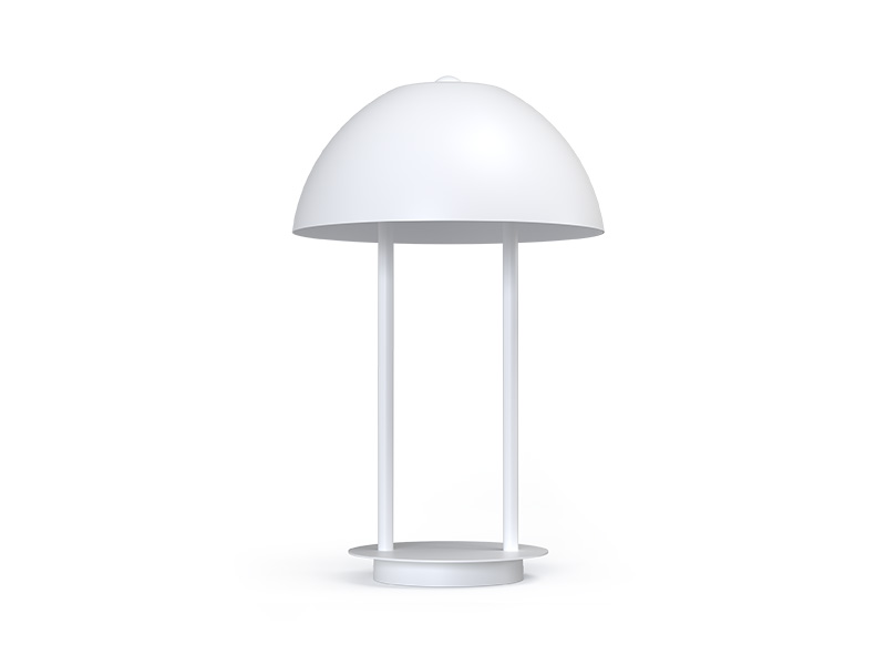 Imagem do produto ABAJUR TASCHIBRA DUALIS E27 BRANCA na categoria ABAJUR