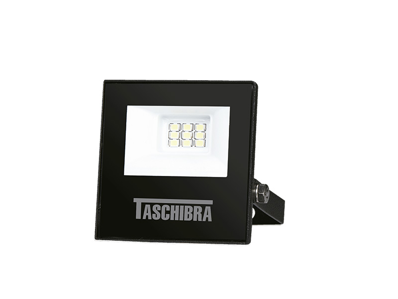 Imagem do produto REFLETOR TR LED 10W SLIM VERDE PRETO na categoria REFLETOR LED