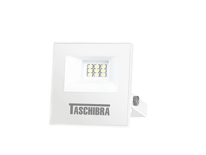 REFLETOR TR LED 10W SLIM VERDE BRANCO