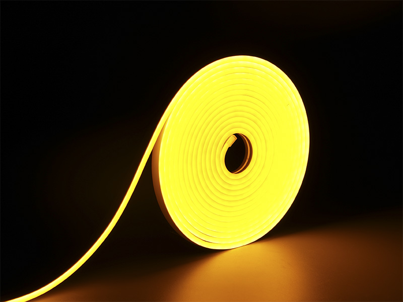 FITA LED NEON FLEX PRO 8W 120 LEDS/M 25M 12V IP65 AMARELA