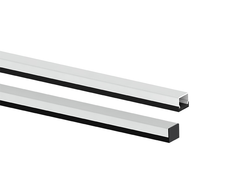 PERFIL TASCHIBRA CIMO 20X17 SOBREPOR 17X20X1000mm PRETO FOSCO