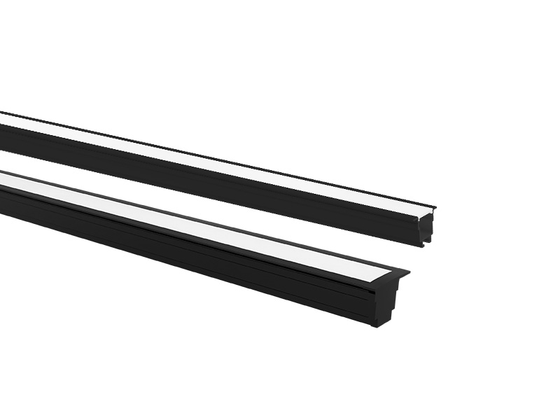Imagem do produto PERFIL TASCHIBRA VERTEX 25X17 EMBUTIR 17X25X1000mm PRETO FOSCO na categoria PERFIL
