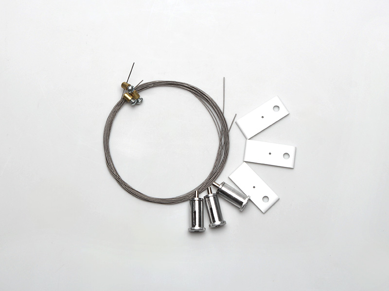 KIT PENDENTE 2M PARA PERFIL ZENITH 50X50 DE 3M BRANCA