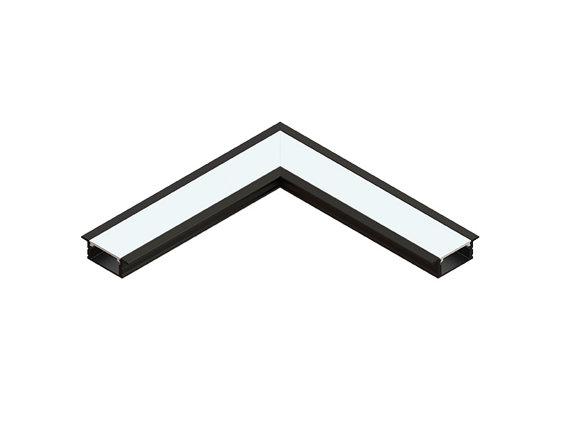 EMENDA L VERTEX 24x9 TETO/TETO PRETO FOSCO