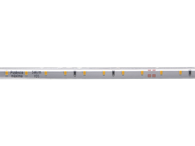 FITA LED TECHCORD 5W 60 LEDS/M 5M 127V IP65 3000K