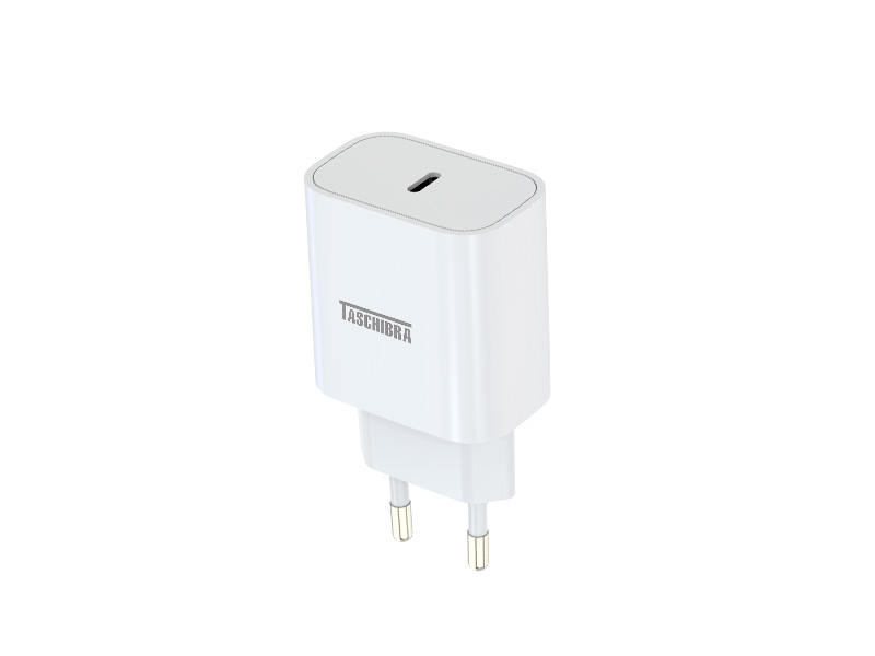 CARREGADOR TURBO USB TASCHIBRA PARA ELETRONICOS PD20-1C 20W AUTOVOLT