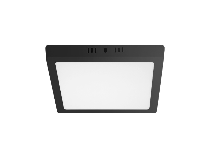 PAINEL LED 24W LUX QUADRADO SOBREPOR PRETO 4000K