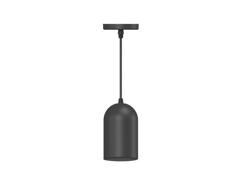 PENDENTE TASCHIBRA MUG MINI E27 PRETO FOSCO