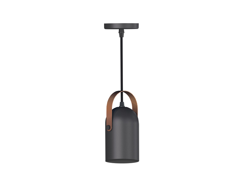 PENDENTE TASCHIBRA BELL MINI E27 PRETO F.+ COBRE