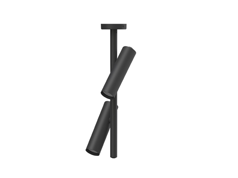 PLAFON TASCHIBRA STALA 2X MR11 PRETO FOSCO
