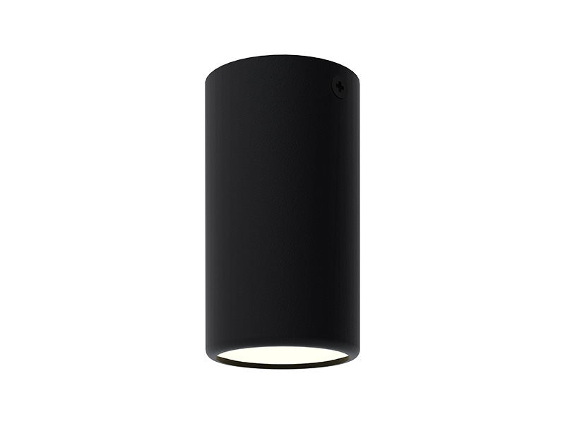 PLAFON SOBREPOR CANNON MR11 PRETO FOSCO