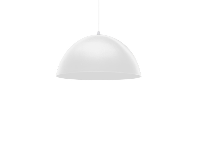 LUM PENDENTE TASCHIBRA DESIGN TD 821F MÉDIO FOSCO BRANCO FOSCO
