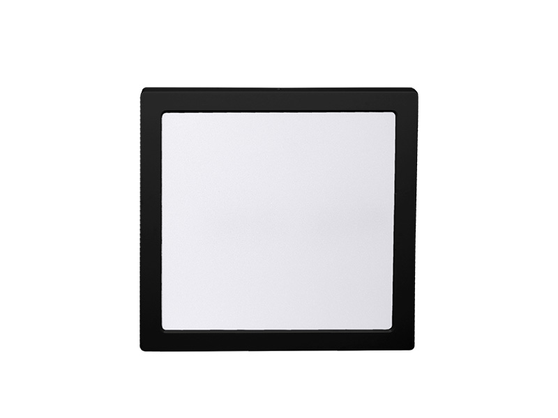 PAINEL LED 18W LYS QUADRADO SOBREPOR PRETO 4000K